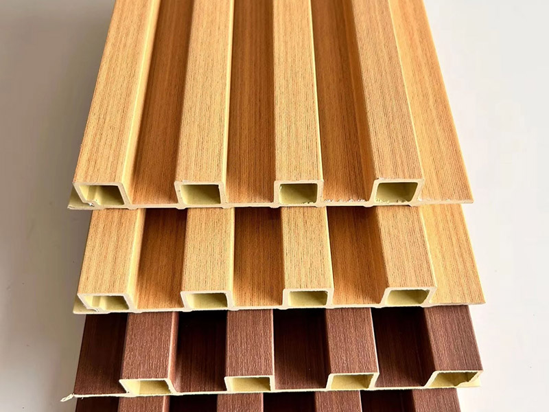 WPC sound-absorbing grille wall panel